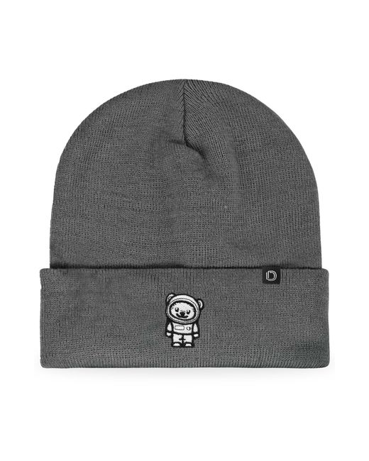 Alix Black Ice Bear Beanie for men