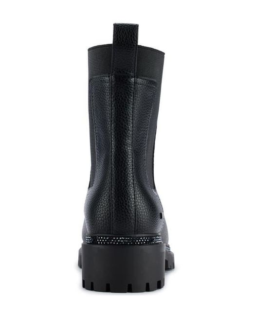 DKNY Black Rick Platform Chelsea Boot