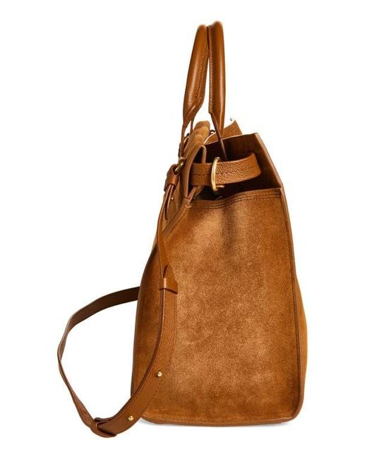 Burberry Brown Medium Cotswolds Suede Tote