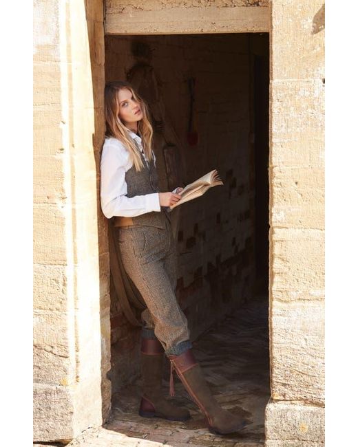 Penelope Chilvers Brown Inclement Long Tassel Waterproof Boot