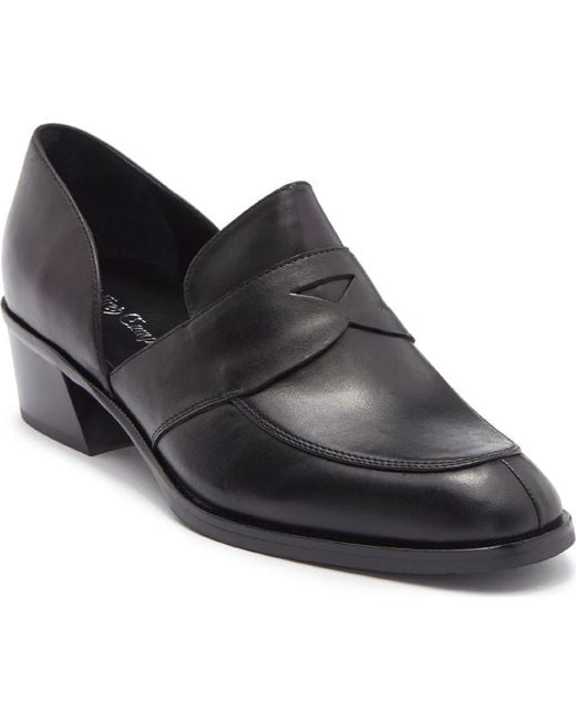 Jeffrey Campbell Black Empirical D'Orsay Penny Loafer