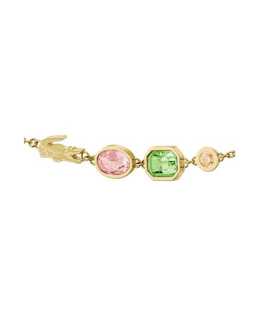 Lacoste White Deva Crystal Line Bracelet