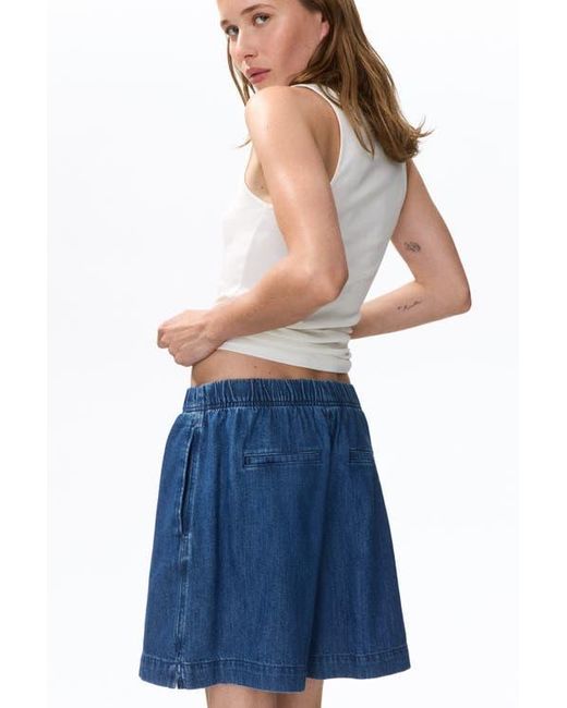 H&M Blue Denim Pull-On Shorts