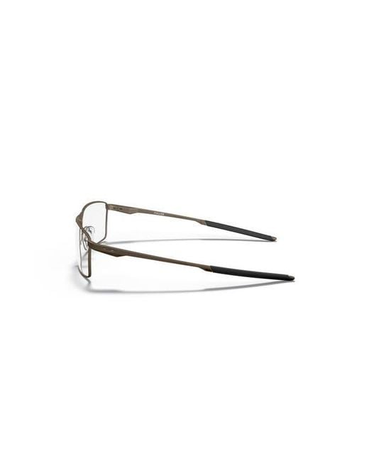 Oakley Metallic 57Mm Rectangle Optical Glasses for men