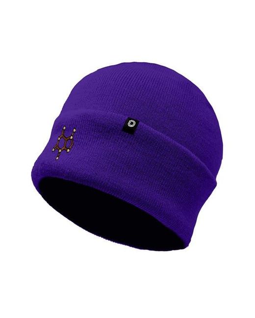 Alix Purple Molecule Beanie for men