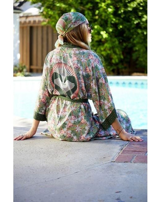 Henelle Metallic Duster Robe