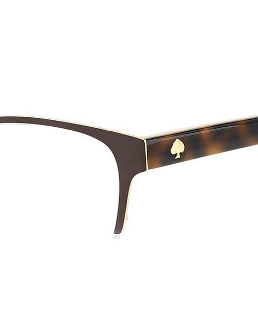 Kate Spade Brown Diandra 51Mm Rectangular Optical Glasses
