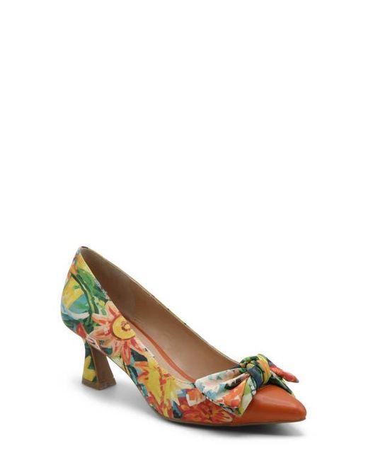 Charles David Multicolor Adren Pointed Cap Toe Pump