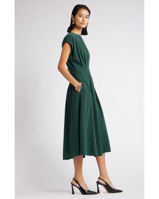 Nordstrom Pleated A-Line Dress in Green | Lyst Nordstrom Pleated A-Line Dress in Green | Lyst