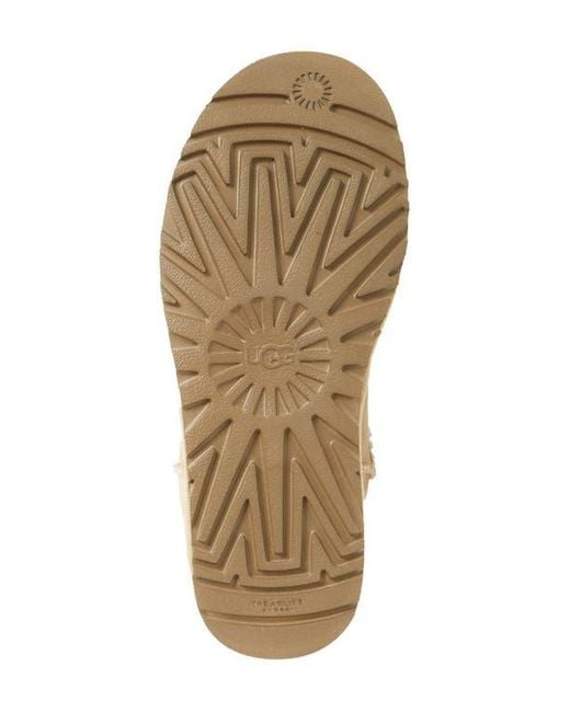 Ugg Natural Ugg Classic Mini Ii Genuine Shearling Lined Boot