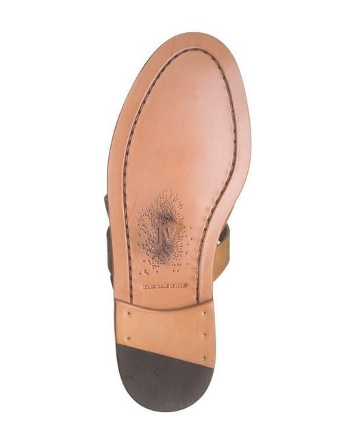John Varvatos Brown Antwerp Fisher Sandal for men