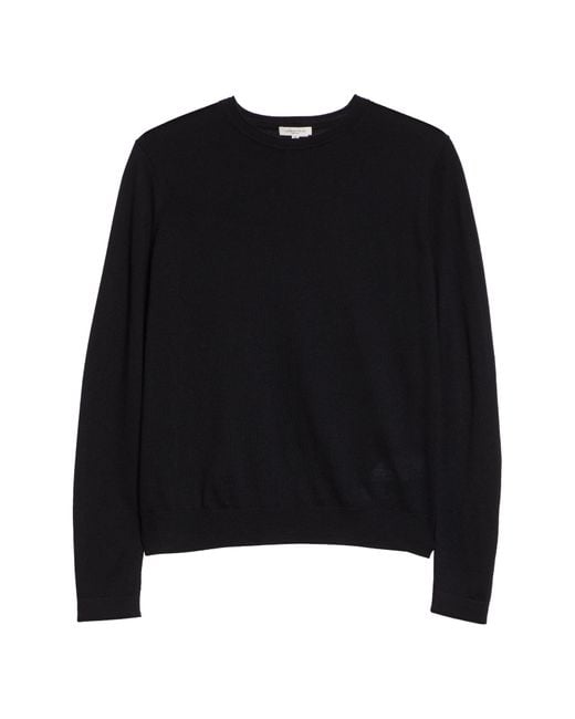 Lafayette 148 New York Black Fine Gauge Cashmere Sweater