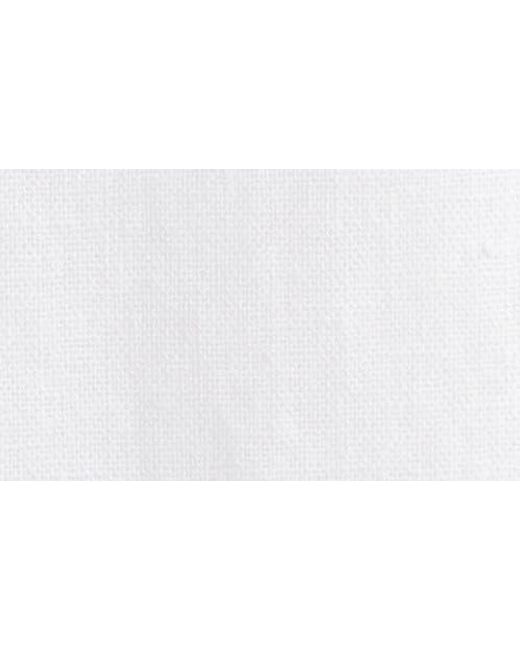 Steve Madden White Payton Linen Blend Blazer