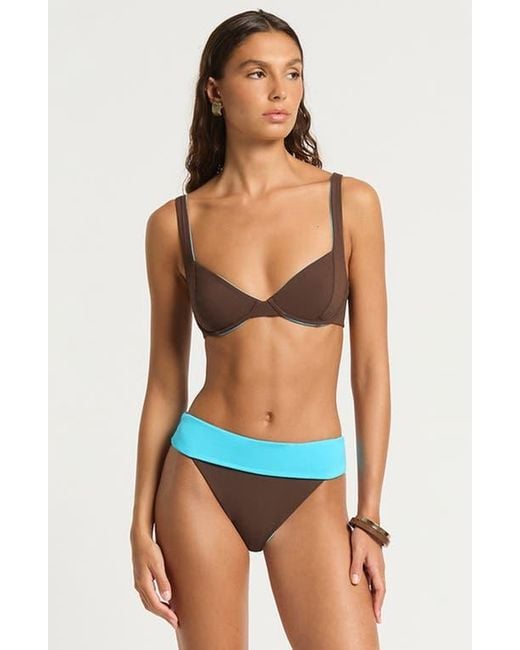 Bondeye Black Ryan Reversible Underwire Bikini Top