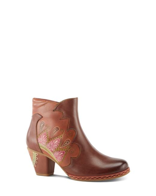 Spring Step Brown Zamihi Bootie
