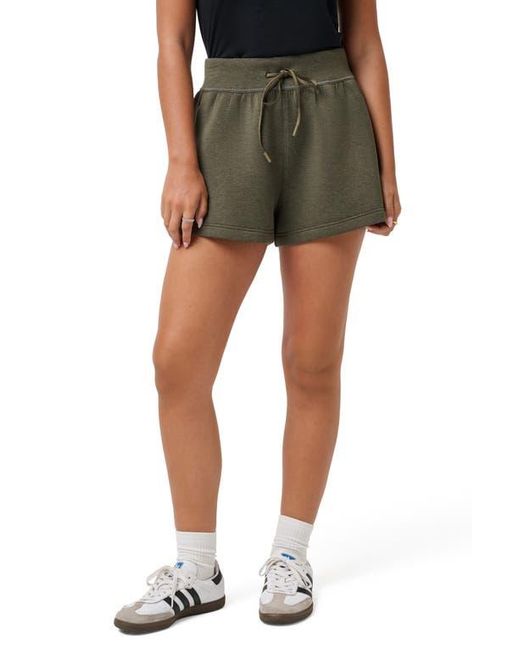Travis Mathew Green Cloudscape Sweat Shorts