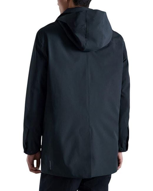 Mango Black Packable Parka for men