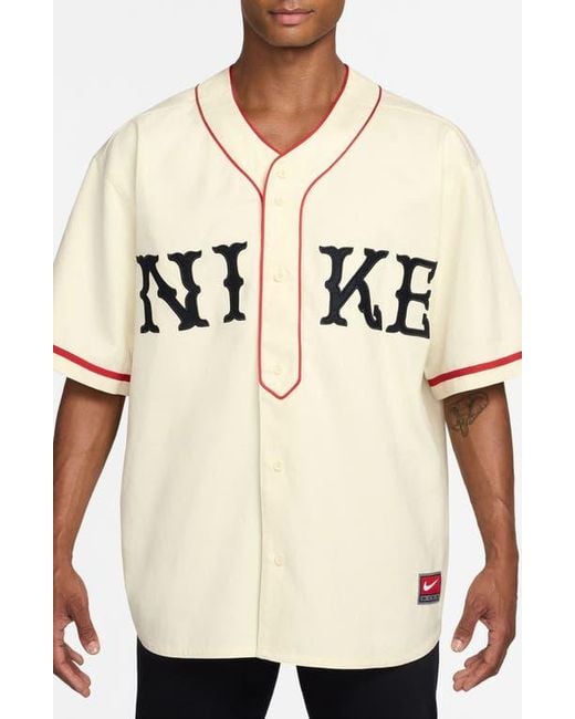 Nike Men's Natural Short-Sleeve Retro Sport T-Shirt