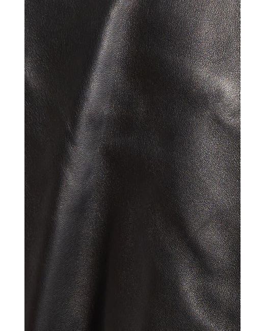 Versace Black Plongé Leather Blouson Jacket for men