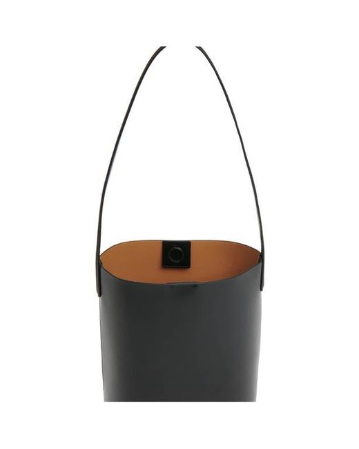 Mansur Gavriel Black Small Everyday Cabas Leather Hobo Bag