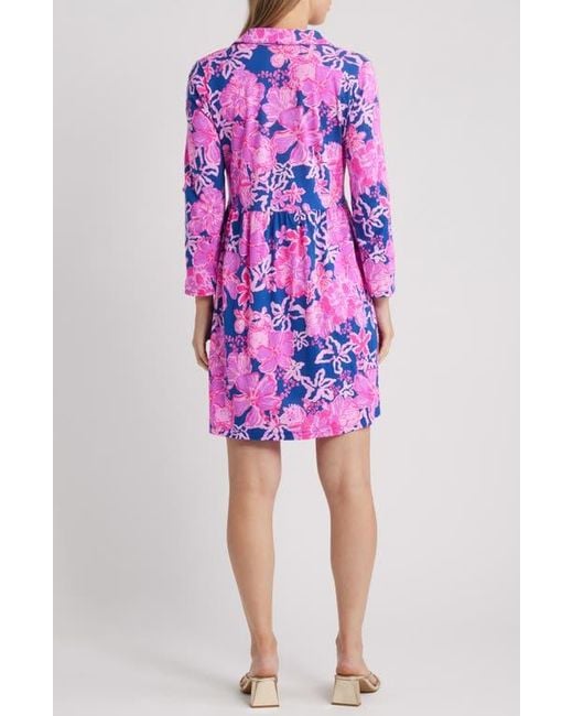 Lilly Pulitzer Saralynn Fit & Flare Shirtdress in Purple | Lyst Lilly Pulitzer Saralynn Fit & Flare Shirtdress in Purple | Lyst