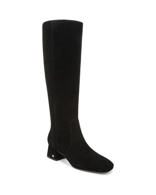 Sam Edelman Black Porter Knee High Boots