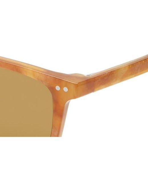 Eyebobs Brown C Suite 50Mm Polarized Square Sunglasses