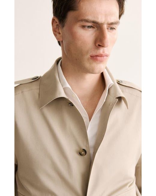 Mango Natural Cotton & Silk Jacket for men