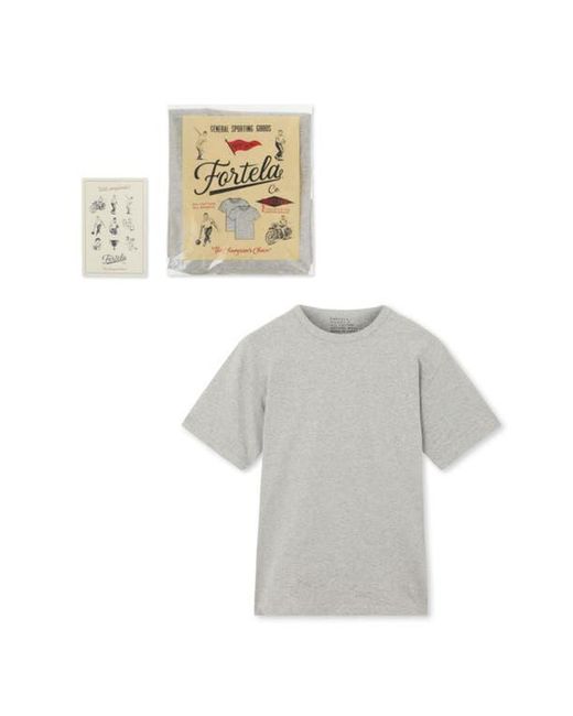 Fortela Gray Japt Tubular Double-Pack T-Shirt for men