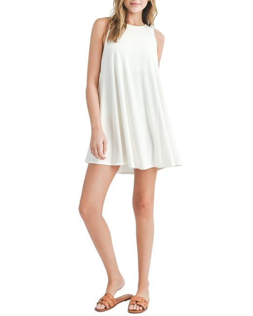 All In Favor White Sleeveless Shift Minidress In At Nordstrom, Size Small