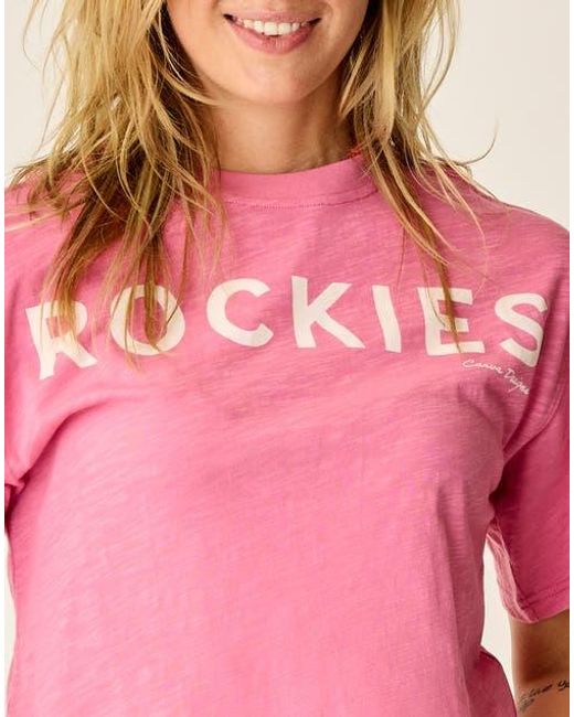 Carve Designs Pink Parker Graphic Tee