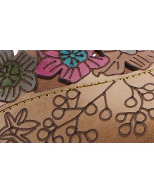 Spring Step Brown Happydance Ankle Strap Pump