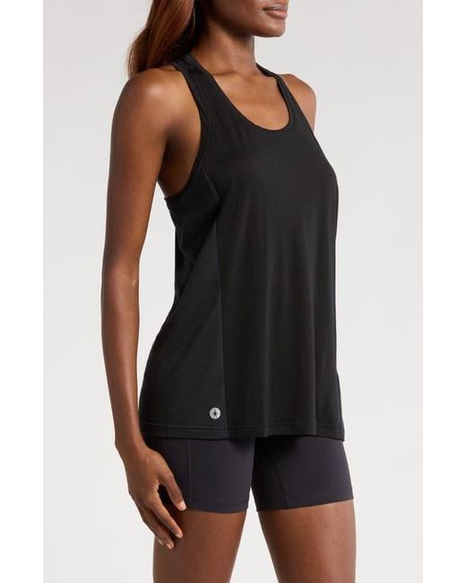 Smartwool Black Active Mesh Racerback Tank