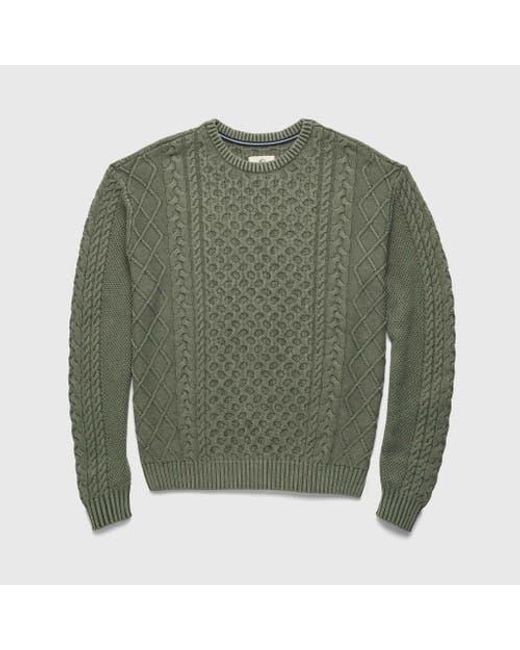 Surfside Supply Green Eddie Knit Sweater for men