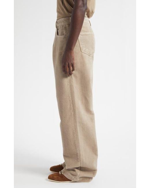 Rick Owens Natural Geth Wide Leg Jeans for men