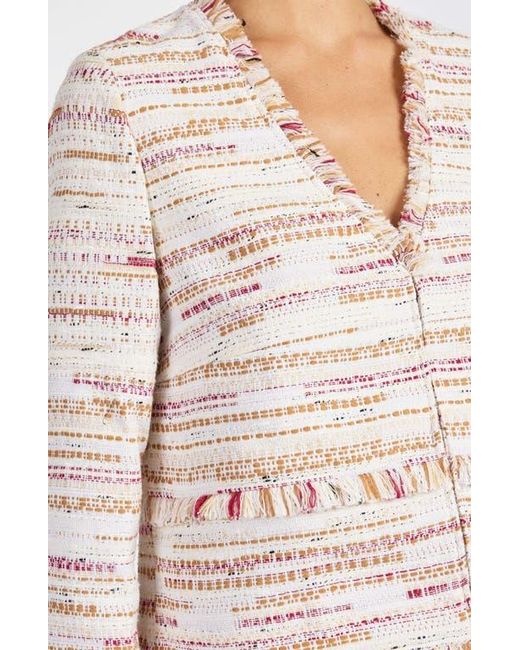 Santorelli White Reggie Cropped Jacket