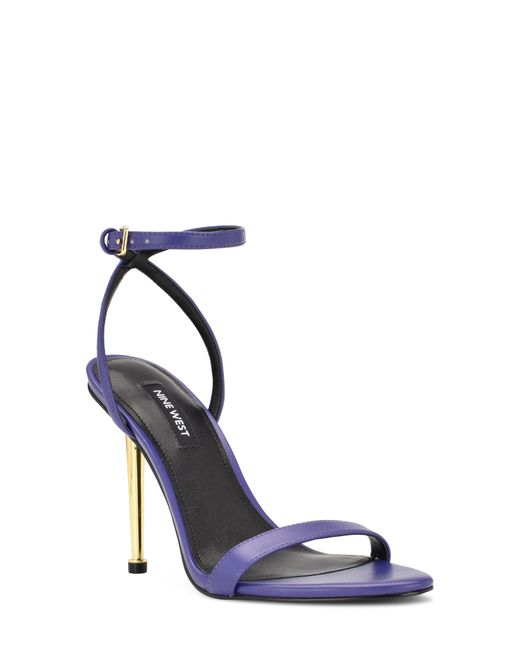 Nine West Reina Ankle Strap Pump in Blue | Lyst