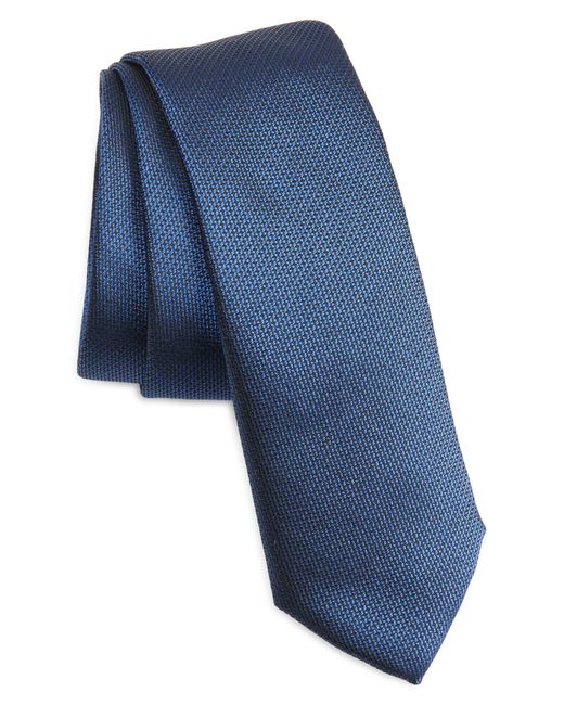 Boss Blue Solid Tie for men