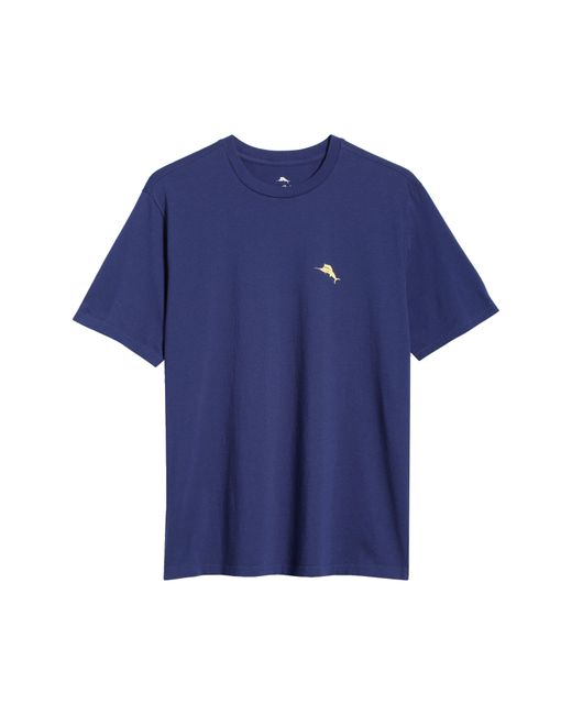 Tommy Bahama Blue Toucan Season Cotton Graphic T-shirt for men