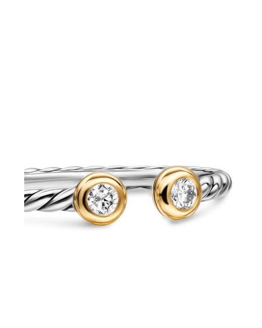 David Yurman Metallic Cable Open Round Ring