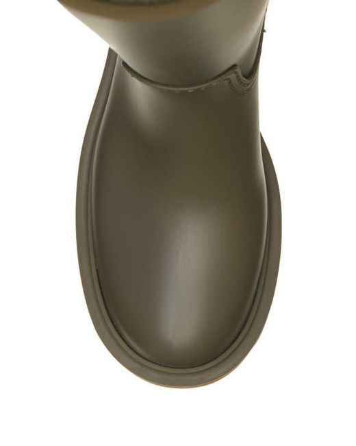 Moncler Green Kickstream Waterproof Rain Boot