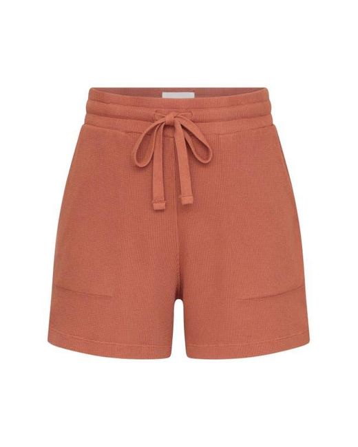 Losano Orange Organic Cotton Drawstring Short