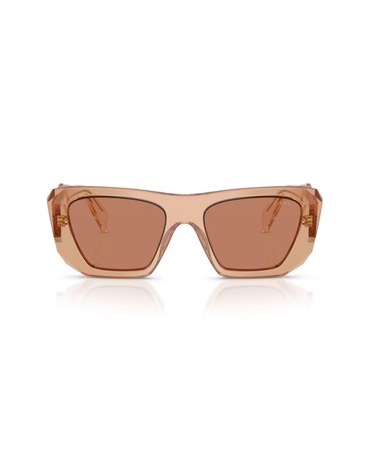 Prada Pink 53Mm Square Sunglasses