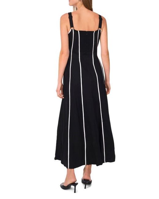 Halogen® Black Stripe Maxi Dress