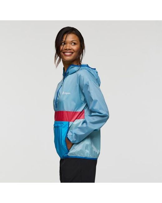 COTOPAXI Blue Teca Half-Zip Windbreaker