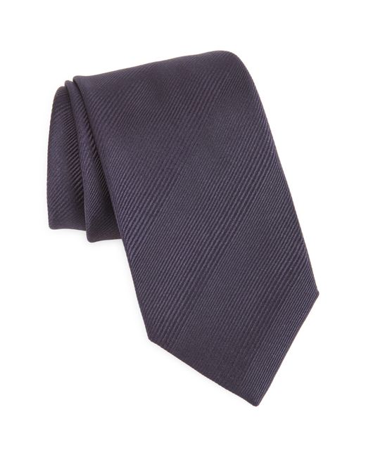 Tom Ford Blue Irregular Silk Twill Tie for men