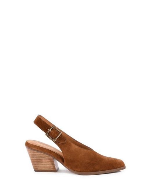 Seychelles Brown Baby Faced Slingback Pump