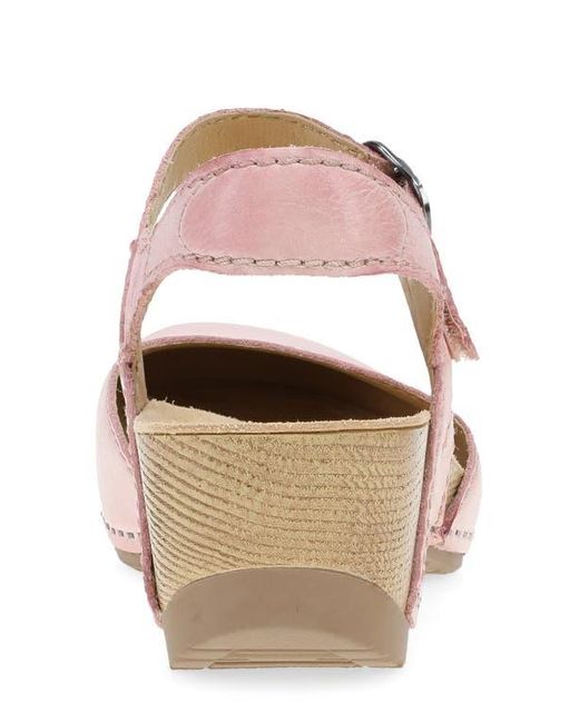 Dansko Pink Tiffani Wedge Pump