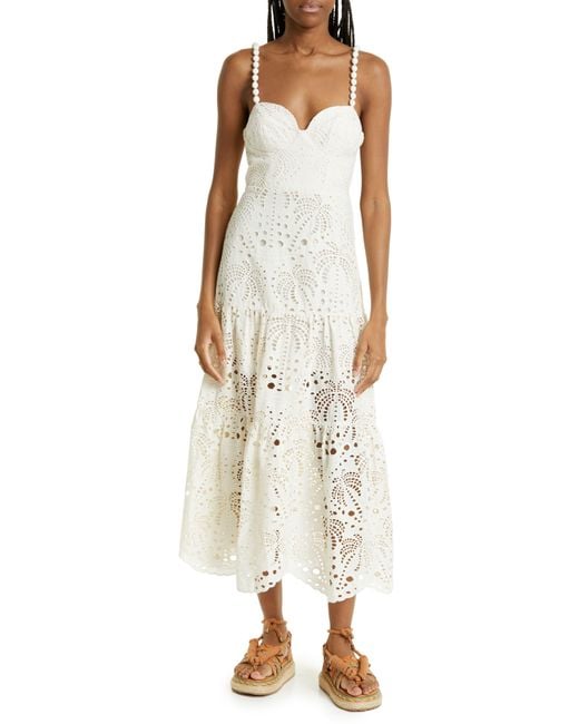 Farm Rio Natural Palm Tree Richilier Sundress