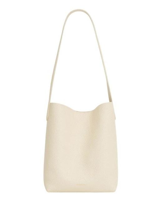 Mansur Gavriel White Small Everyday Cabas Leather Tote